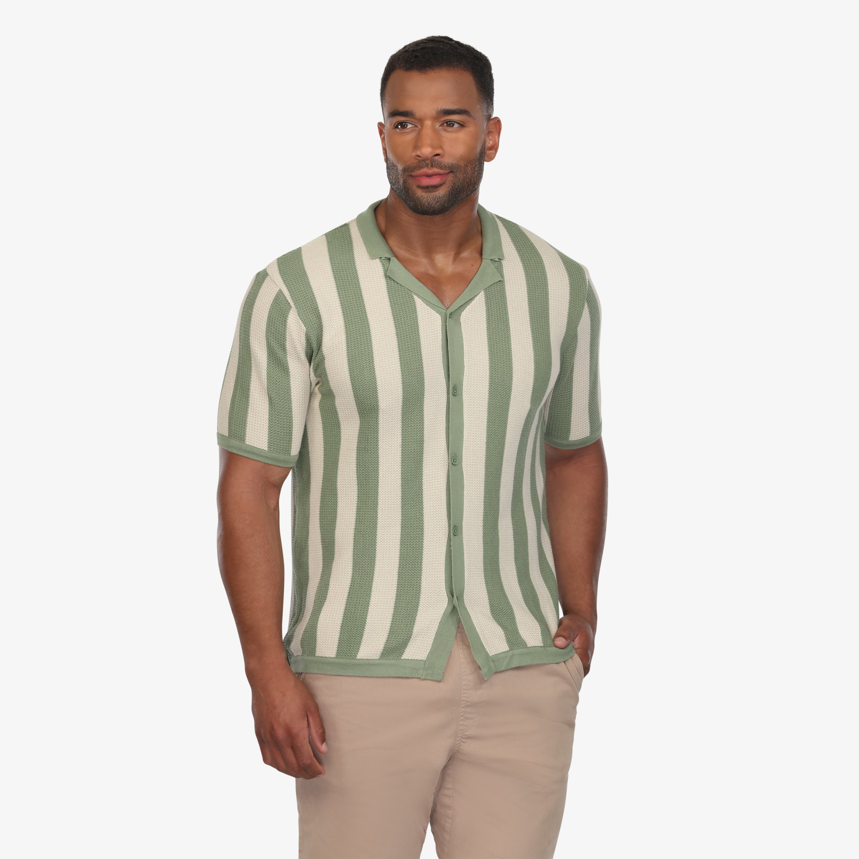 ＮKNIT striped pattern KNIT shirts Knit Kit - the Easy Tee | Basic T-shirt Knitting Kit