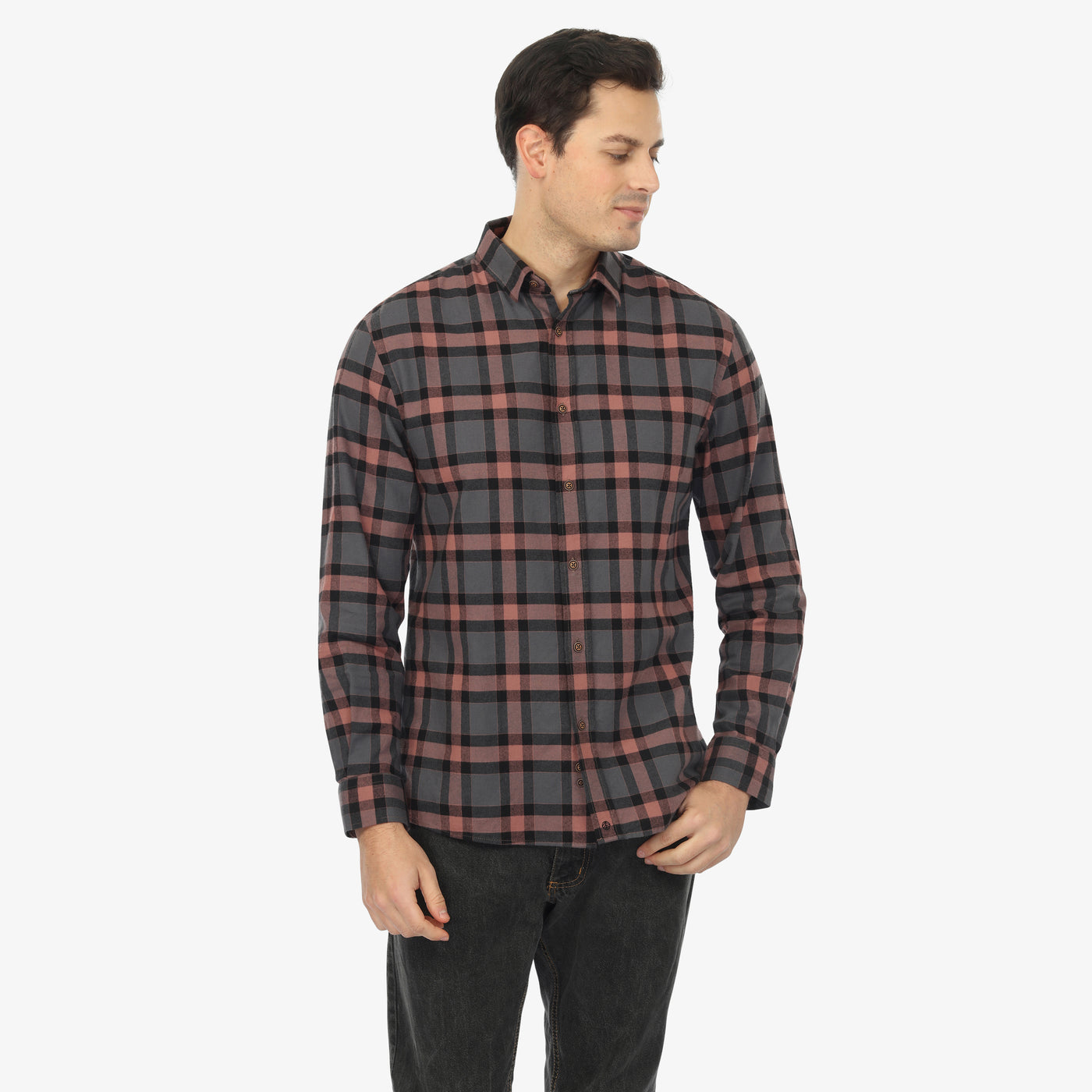 Ascent Plaid Light Flannel Shirt