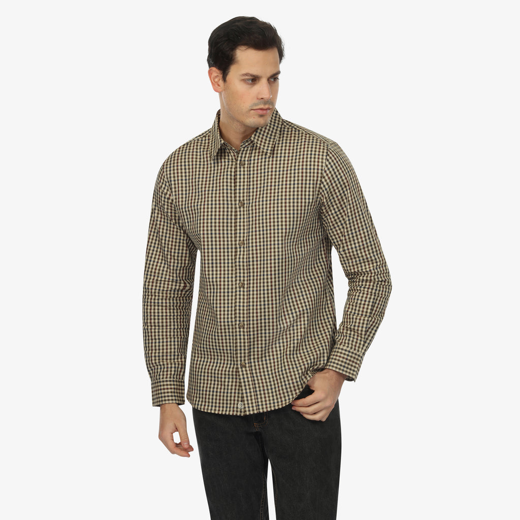 Mammoth Woods Plaid Button-Down Shirt – Vustra