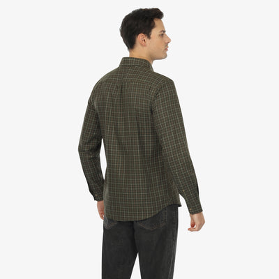 Cypress Shadows Plaid Button-Down Shirt