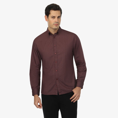 Maple Grove Print Button-Down Shirt