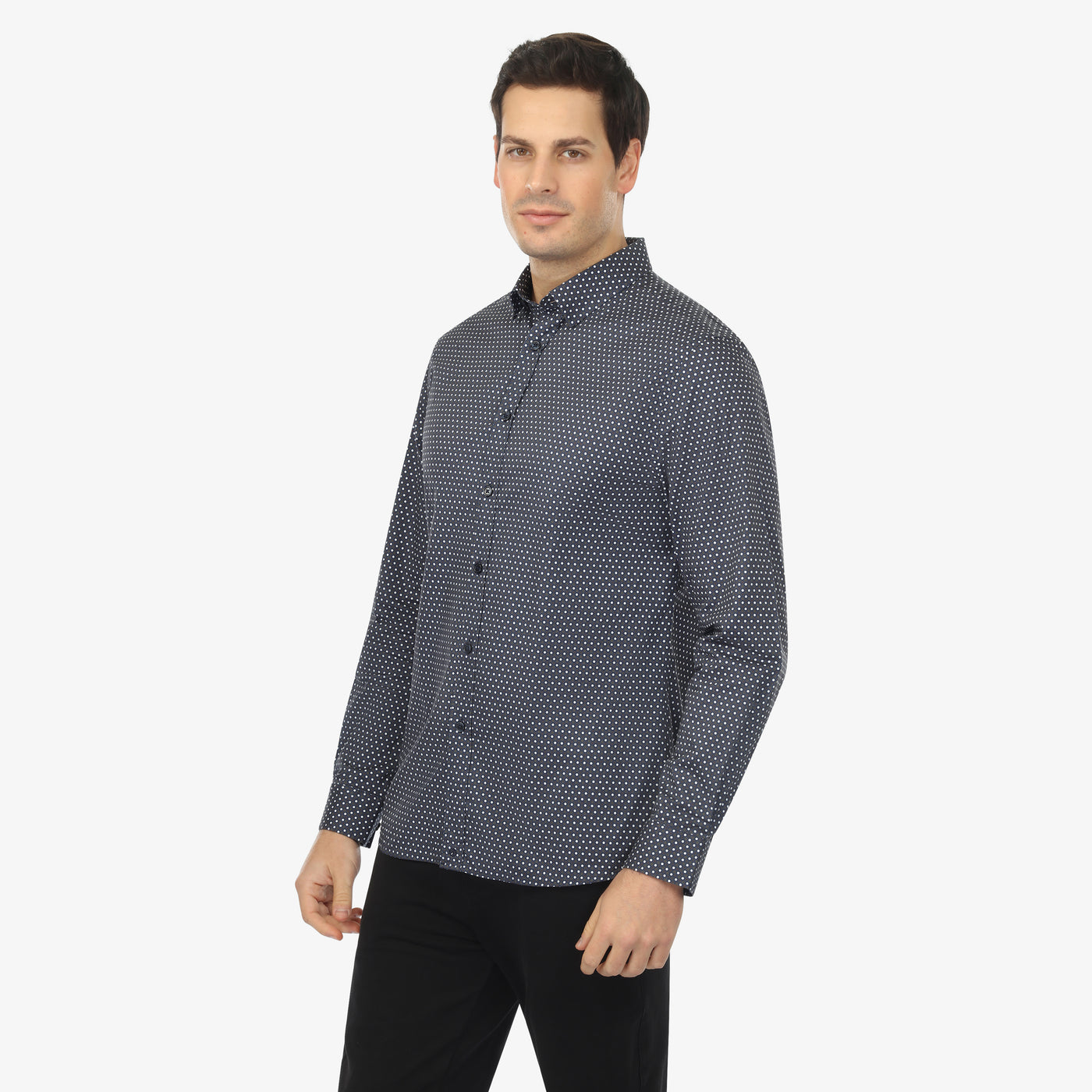 Starry Trails Button-Down Shirt