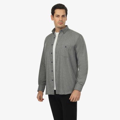 Coastal Slate Light Flannel Shirt