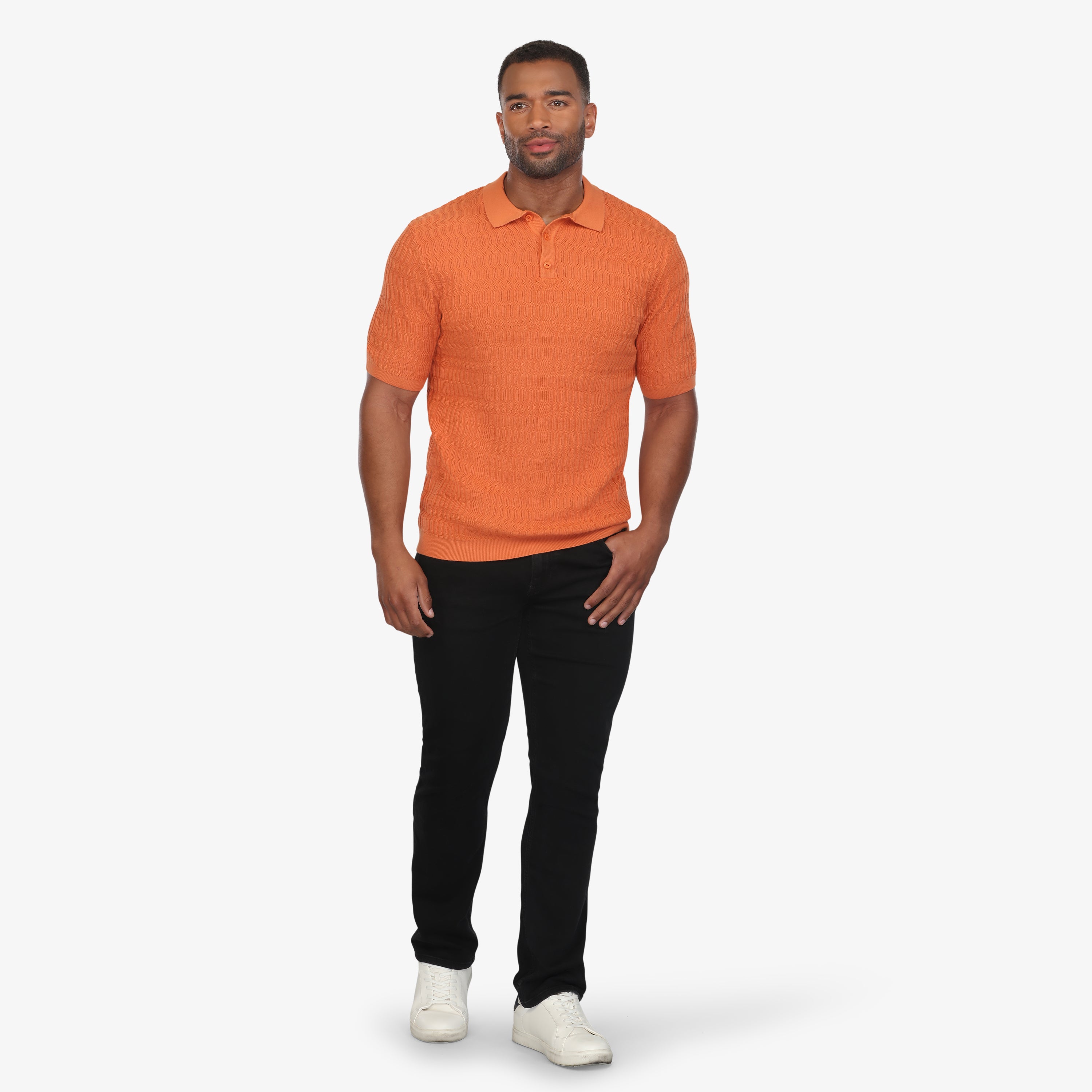 Gingersnap Luxe Knit Polo – Vustra