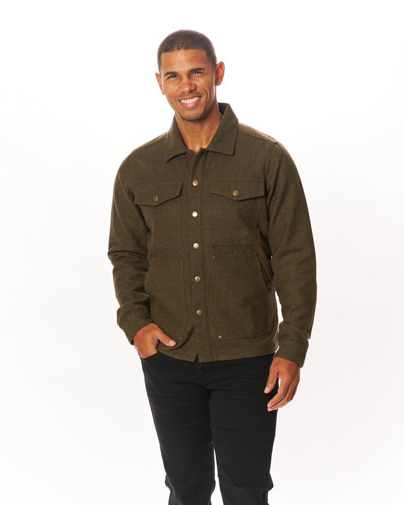 Olive Utility Jacket – Vustra