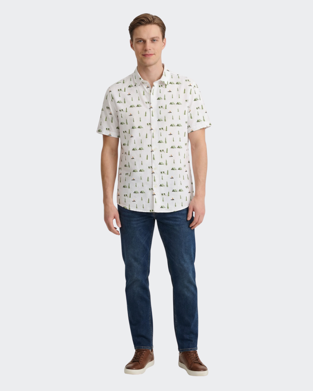 ON BUTTON DOWN/ノルウェーの森 Wilderness Explorer Short-Sleeve Button-Down Shirt – Vustra
