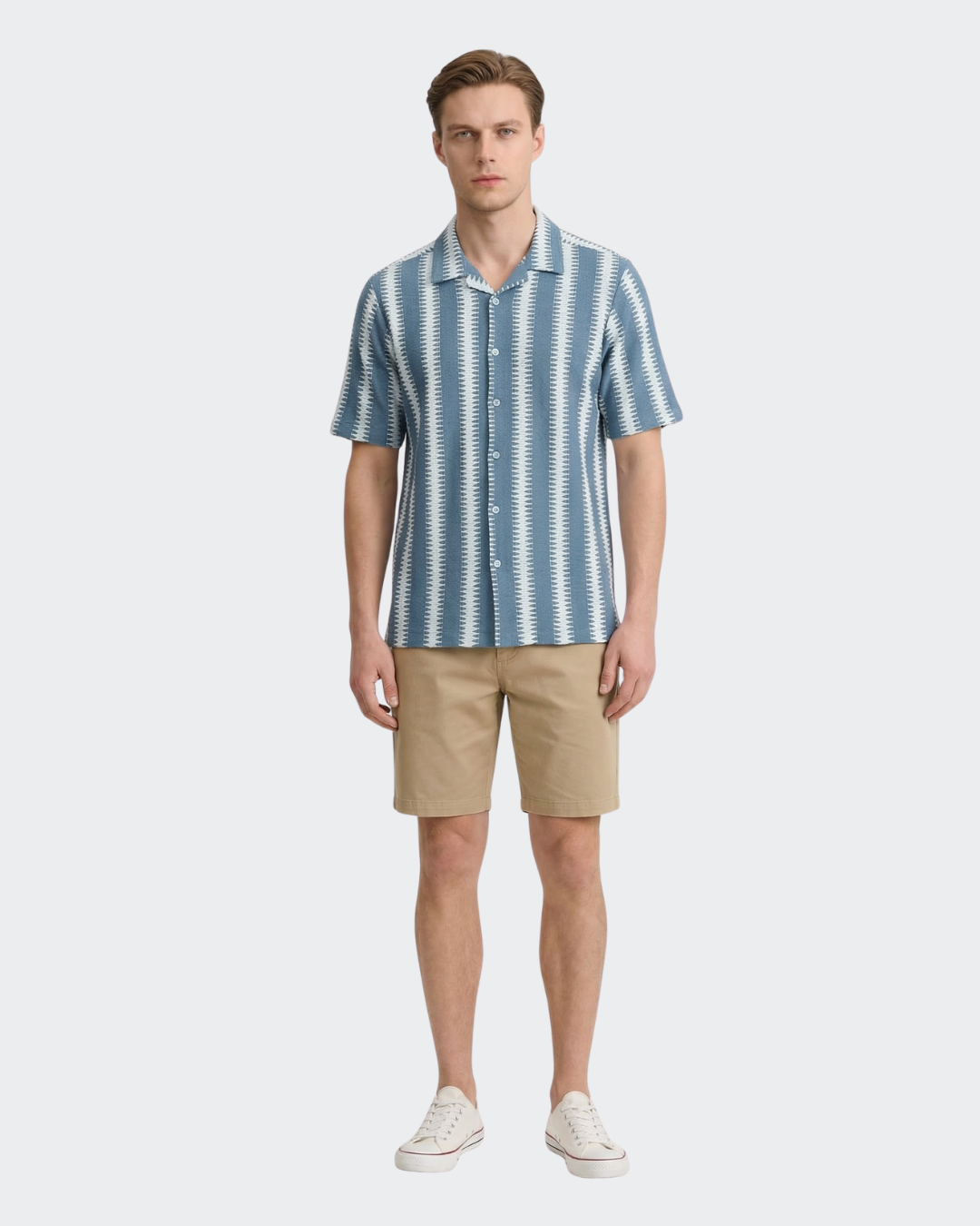 Coastal Breeze Zigzag Stripe Shirt – Vustra